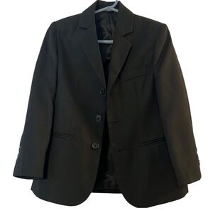 Cherokee Black Tailored Blazer with Notched Lapel